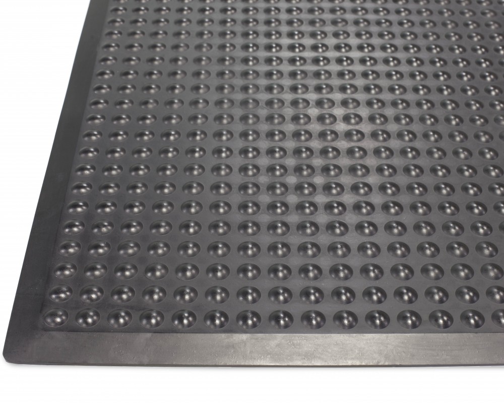 Slip resistant store rubber mats